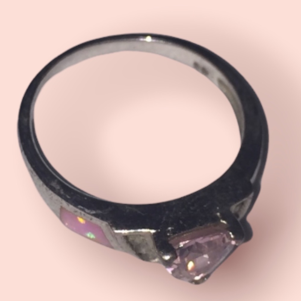 Pink 925 ring